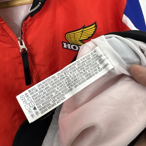 Forever 21 Vintage Inspired Honda 500 Windbreaker Racing Jacket Men 3XL - Picture 7 of 7